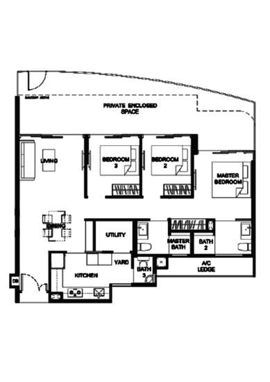 Kingsford Hillview Peak - Floor Plan