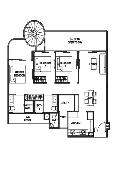 Kingsford Hillview Peak - Floor Plan