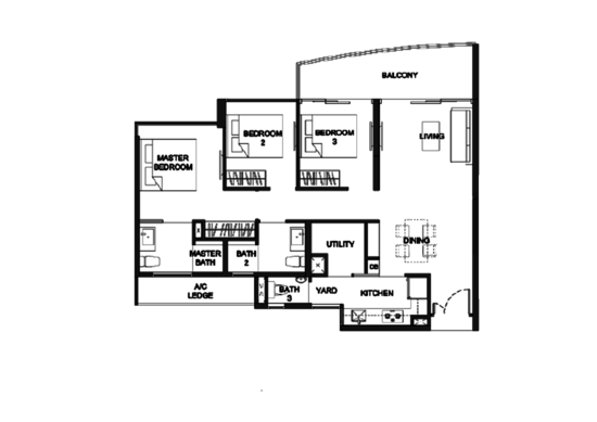 Kingsford Hillview Peak - Floor Plan