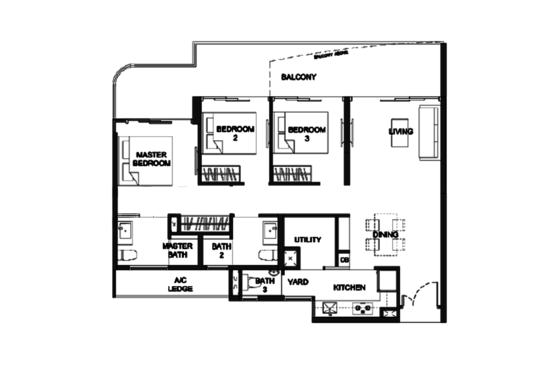 Kingsford Hillview Peak - Floor Plan