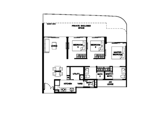 Kingsford Hillview Peak - Floor Plan