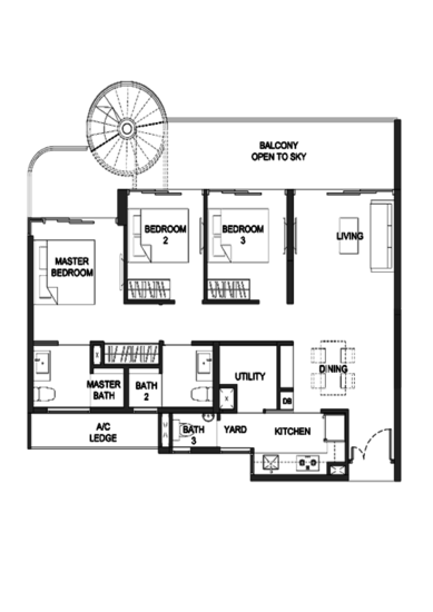 Kingsford Hillview Peak - Floor Plan