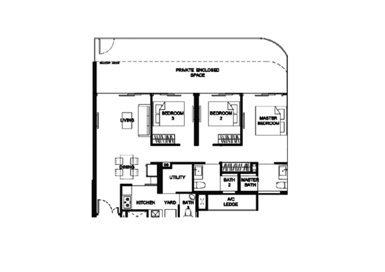 Kingsford Hillview Peak - Floor Plan