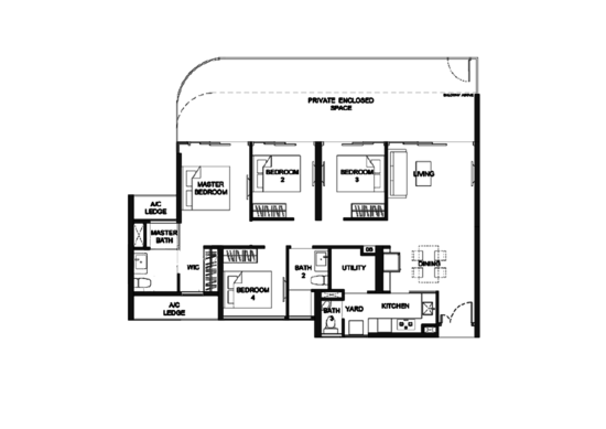Kingsford Hillview Peak - Floor Plan