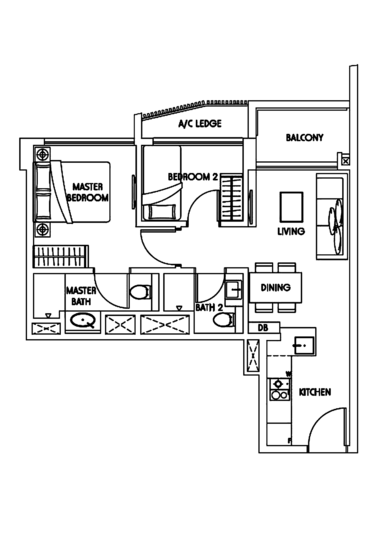 Sky Green - Floor Plan