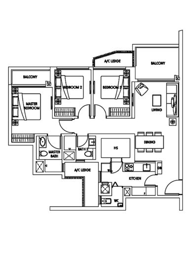 Sky Green - Floor Plan