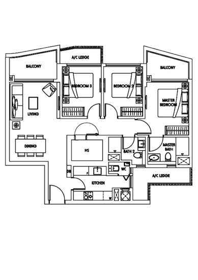 Sky Green - Floor Plan