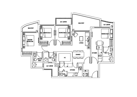 Sky Green - Floor Plan