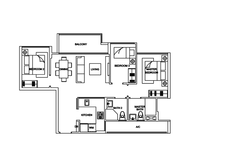 La Fiesta, 74 Sengkang Square, 3 Bedrooms, 840 sqft, Condominium For Sale, by Sim Sujun (Jelene), 500187381 - PropertyGuru.com.sg