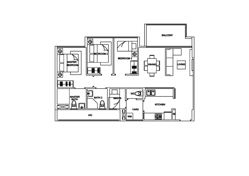 La Fiesta Condominium For Sale at S$ 1,990,000 | PropertyGuru Singapore