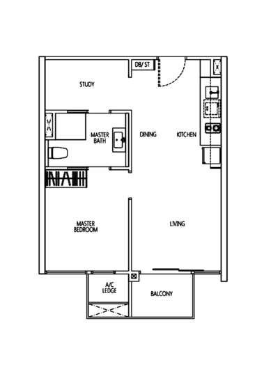 Q Bay Residences - Floor Plan
