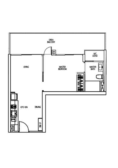 Q Bay Residences - Floor Plan