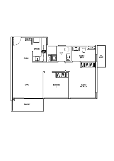 Q Bay Residences - Floor Plan
