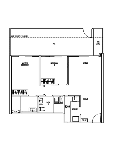 Q Bay Residences - Floor Plan