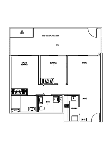 Q Bay Residences - Floor Plan