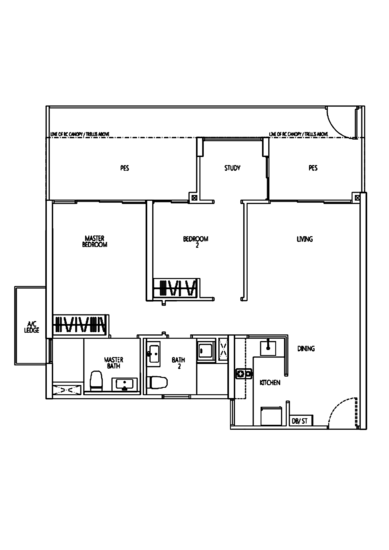 Q Bay Residences - Floor Plan