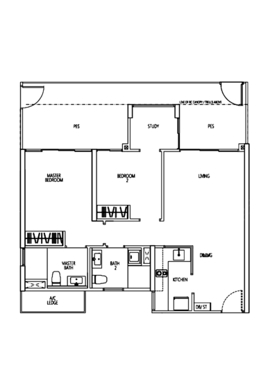 Q Bay Residences - Floor Plan