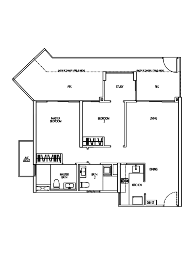 Q Bay Residences - Floor Plan