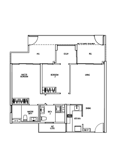 Q Bay Residences - Floor Plan