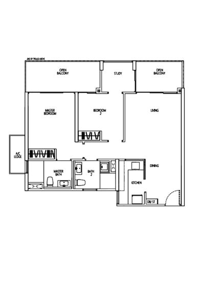 Q Bay Residences - Floor Plan