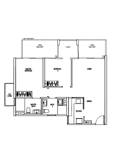 Q Bay Residences - Floor Plan