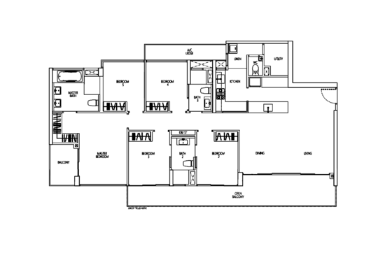 Q Bay Residences - Floor Plan