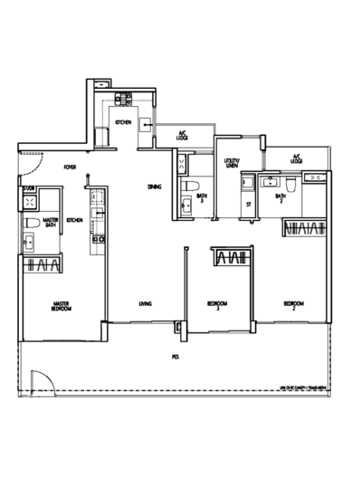 Q Bay Residences - Floor Plan