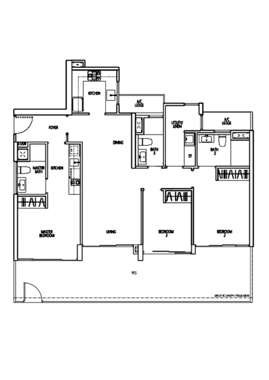 Q Bay Residences - Floor Plan