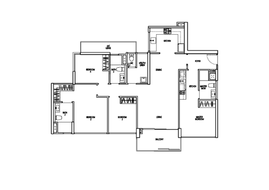 Q Bay Residences - Floor Plan
