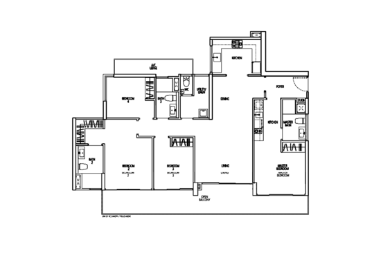 Q Bay Residences - Floor Plan