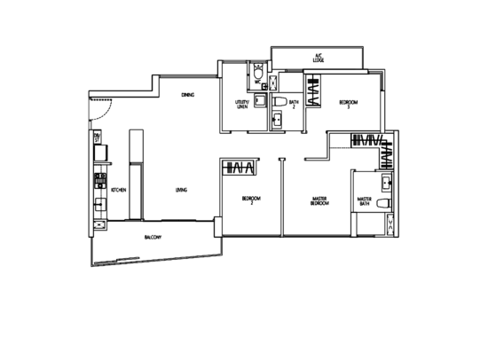 Q Bay Residences - Floor Plan