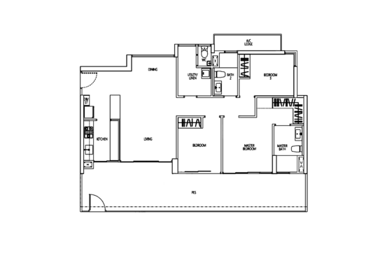 Q Bay Residences - Floor Plan