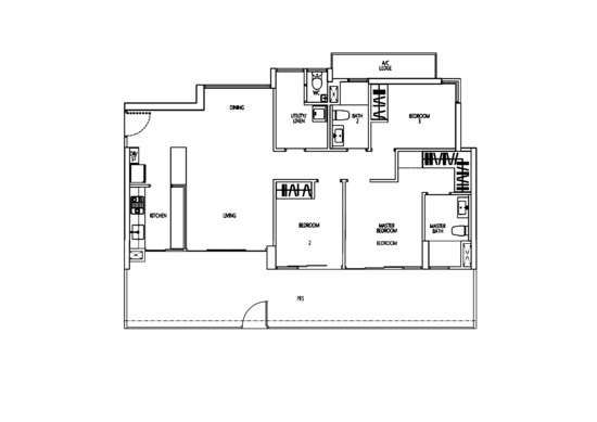 Q Bay Residences - Floor Plan