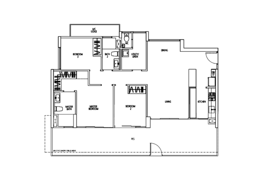 Q Bay Residences - Floor Plan