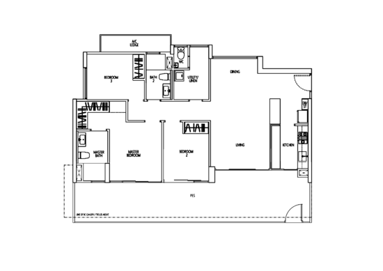 Q Bay Residences - Floor Plan