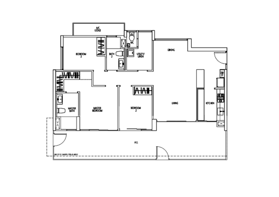 Q Bay Residences - Floor Plan