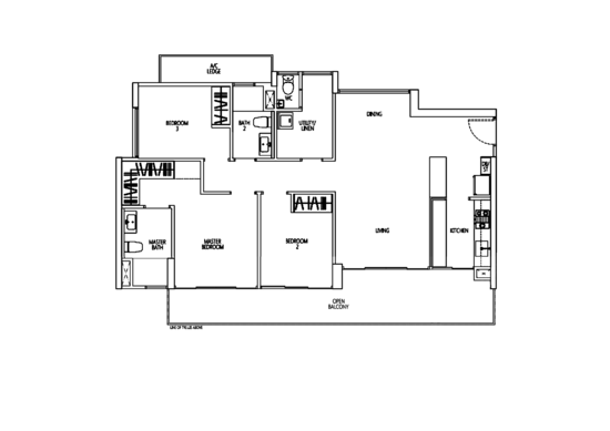 Q Bay Residences - Floor Plan