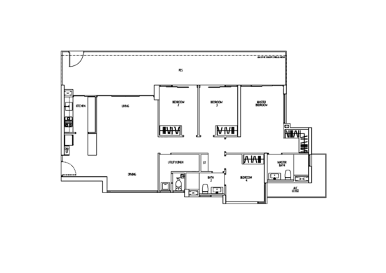 Q Bay Residences - Floor Plan