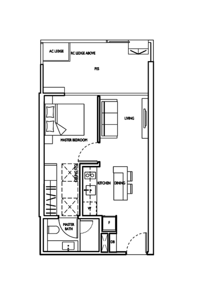 D'Nest, 131 Pasir Ris Grove, 1 Bedroom, 570 sqft, Condominium For Rent, by Eugene Yap, 500175457 - PropertyGuru.com.sg