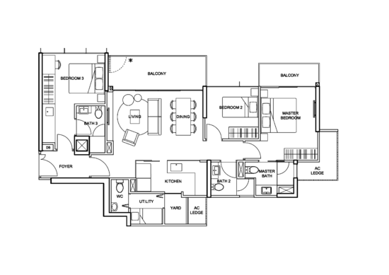 The Tembusu - Floor Plan