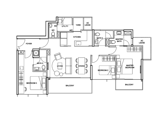 The Tembusu - Floor Plan