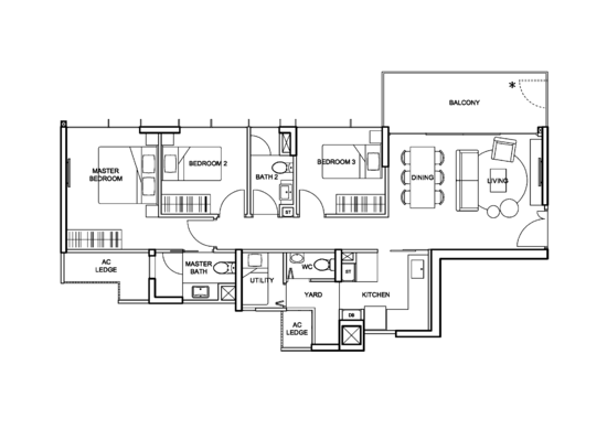 The Tembusu - Floor Plan