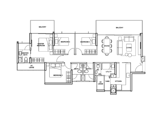 The Tembusu - Floor Plan