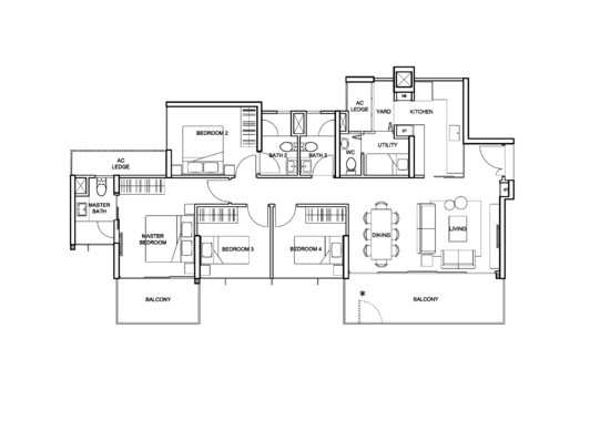The Tembusu - Floor Plan