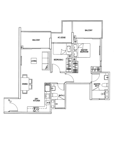 Sant Ritz - Floor Plan