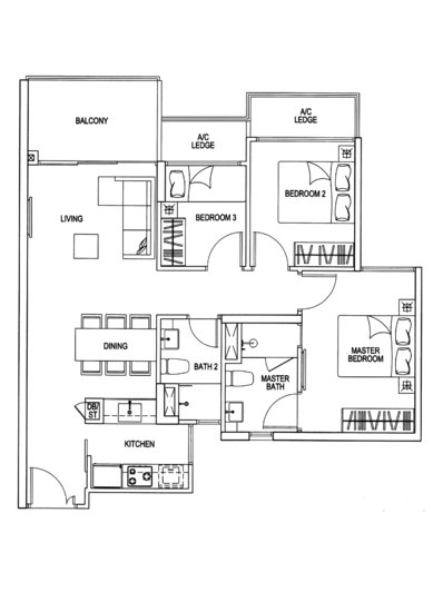 Sant Ritz - Floor Plan