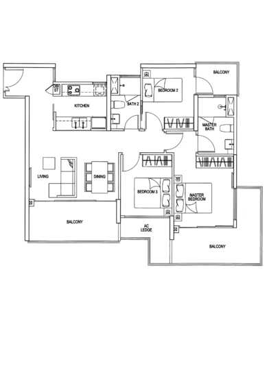 Sant Ritz - Floor Plan