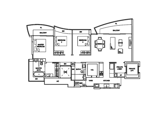 Hallmark Residences - Floor Plan
