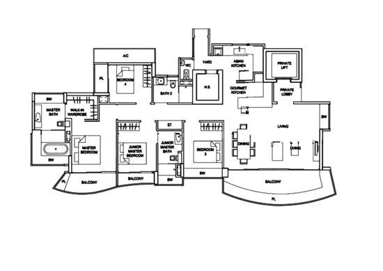 Hallmark Residences - Floor Plan