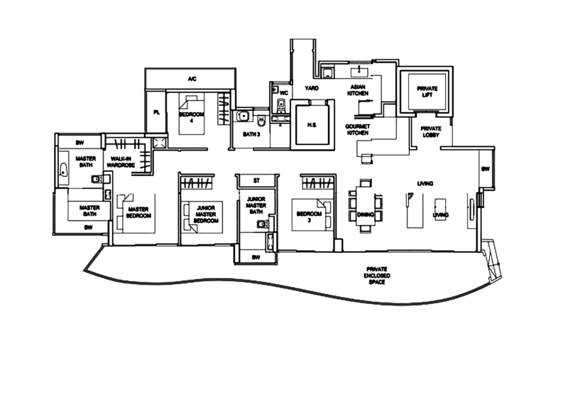 Hallmark Residences, 17 Ewe Boon Road, 4 Bedrooms, 2,013 sqft, Condominium For Rent, by Larry Sng, 500217133 - PropertyGuru.com.sg